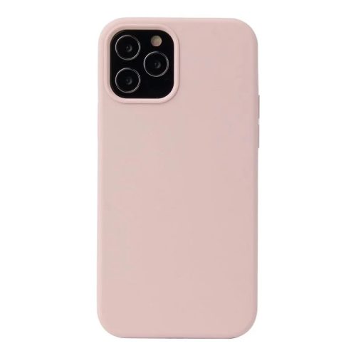  iPhone 12/12 Pro Matte szilikon tok - Rózsaszín