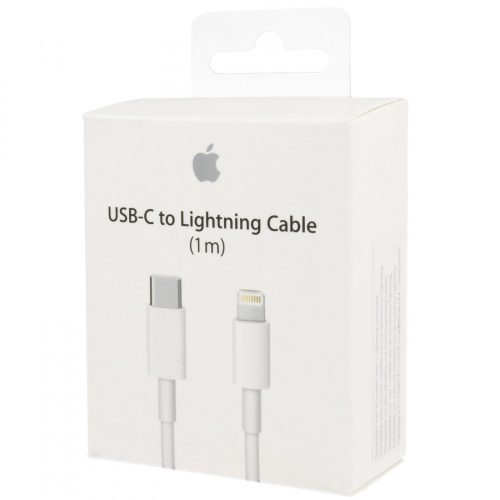 Apple Gyári USB-C- Lightning kábel 1m - Fehér
