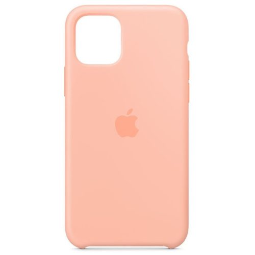 Apple iPhone 11 Pro Gyári Szilikon Tok - Grapefruit