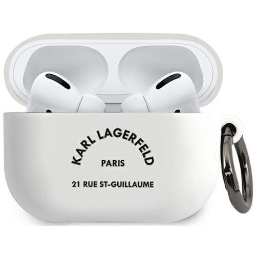 Karl Lagerfeld- Karl Text AirPods Pro tok - Fehér