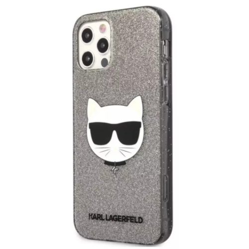 Karl Lagerfeld - Apple Iphone 12 / 12 Pro tok - fekete (KLHCP12MCHTUGLB)