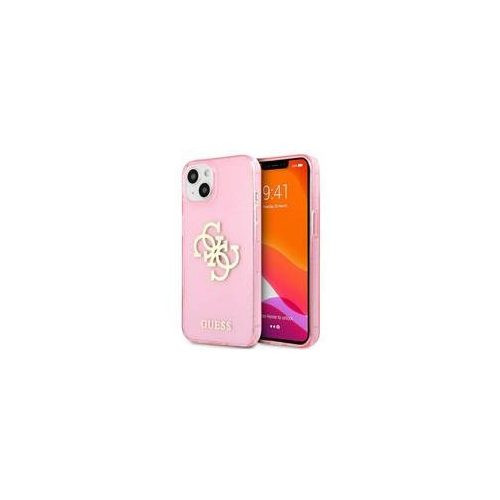 Guess - Apple iPhone 13 mini TPU Big 4G Full Glitter tok - rózsaszín (GUHCP13SPCUGL4GPI)