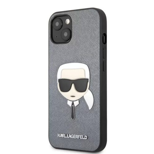 Karl Lagerfeld - Apple iPhone 13 mini tok - ezüst (KLHCP13SSAKHSL)