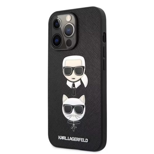 Karl Lagerfeld -  Apple Iphone 13 Pro tok - fekete (KLHCP13LSAKICKCBK)