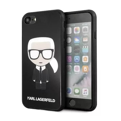 Karl Lagerfeld -  Apple iPhone 7/8/SE 2020  Iconic Full Body tok - Fekete