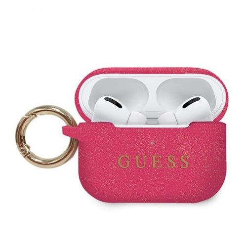 Guess - AirPods Pro szililkon tok - lila