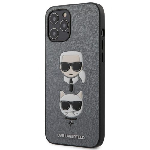 Karl Lagerfeld - Apple Iphone 12 Pro Max tok szürke (KLHCP12LSAKICKCSL)