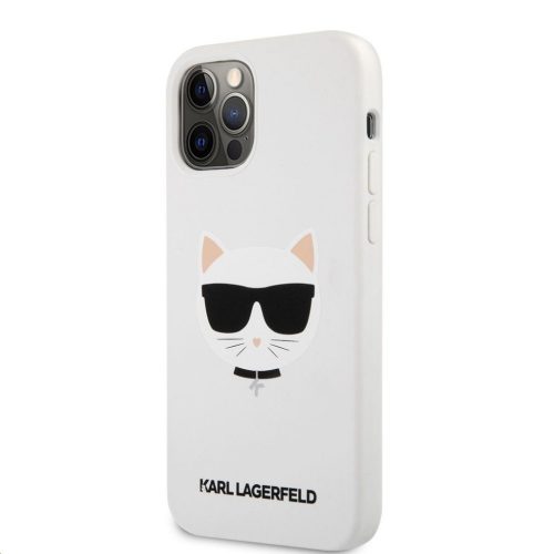 Karl Lagerfeld - Apple Iphone 12 Pro Max tok - fehér (KLHCP12LSLCHWH)