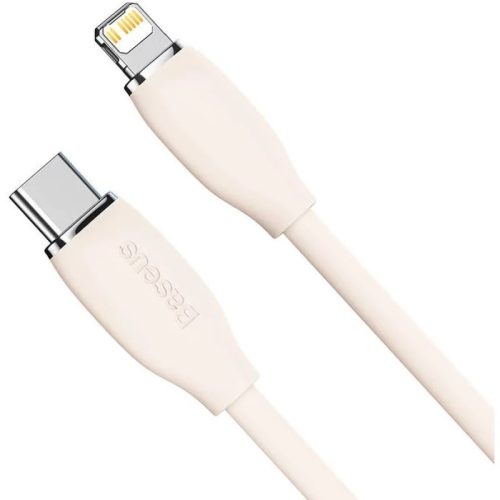 Baseus Jelly USB Type-C Lightning 20W 2m kábel - pink