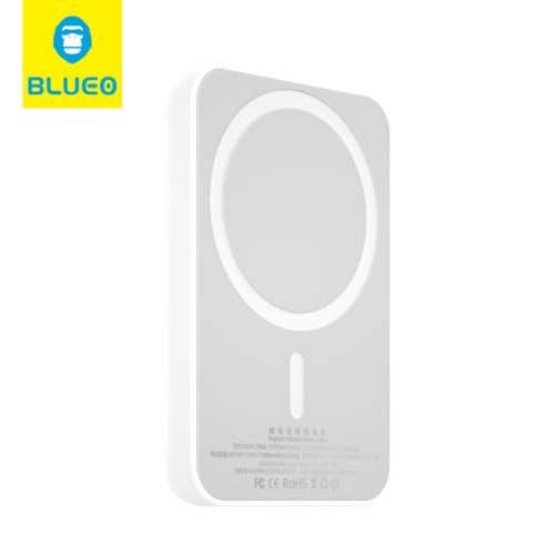 Blueo P008 5000 mAh MagSafe Powerbank - Fehér