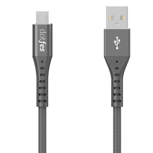 Dotfes A08M Micro USB adatkábel 2.1A - Szürke