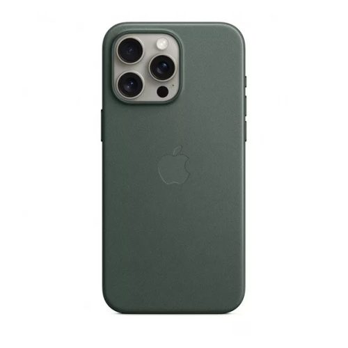 Apple iPhone 15 Pro Max FineWoven-szövettok MagSafe, örökzöld MT503ZM/A