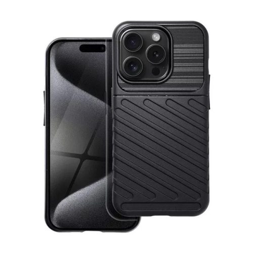 Forcell Thunder Apple Iphone 15 Pro tok, fekete