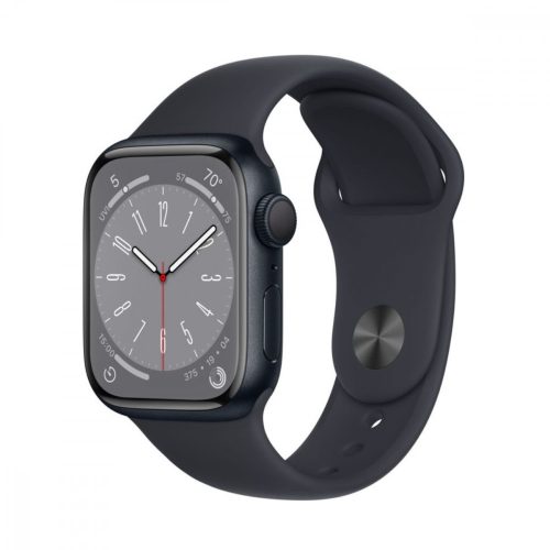 Apple Watch Series 8 GPS 41mm Éjfekete alumíniumtok Éjfekete sportszíj
